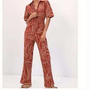 ⭐️ 🌻 Kami Abstract Boho Peasant Shape Wide Modern Hipster Hippie Geo Jumpsuit